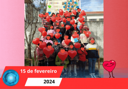 Read more about the article Semana dos Afetos na EB Moinhos 14 de Fevereiro – Vermelho – Dia da Amizade/Amor